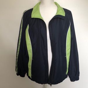 St John’s Bay Active dark blue windbreaker jacket
